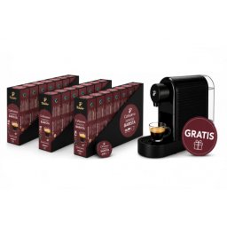 Pachet 24 cutii capsule Tchibo Cafissimo Barista Espresso si espressor Tchibo Pure Plus cadou