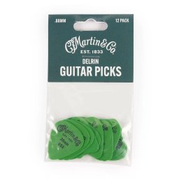 Martin and Co Delrin Picks 80mm Green