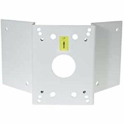 Suport de colt AXIS 5017-641, pentru camere de supraveghere, montare pe colturi externe, Aluminiu, IK10, Alb, sarcina maxima 25 kg