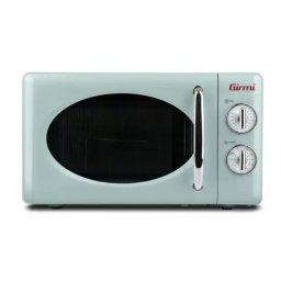 Cuptor cu microunde Girmi retro vintage, 20l, 700W, timer, grill, Verde