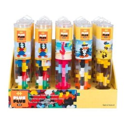 Jucarie de constructie Dante Plus Plus Big tubes Animals, 15 piese, Plastic fara BPA
