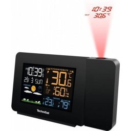 Statie meteo TechniSat Imeteo P1, wireless, prognoza meteo, proiectie ora si temperatura