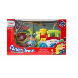 Locomotiva RC ASKATO, cu telecomanda, lumini si sunete, multicolor