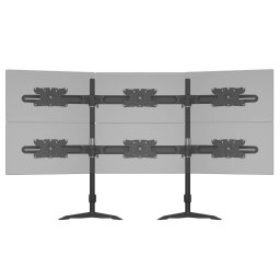 Suport monitor Multibrackets, 6 monitoare, 24-32 inch, VESA 75x75-200x100, 8 kg/monitor