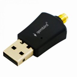 Adaptor retea Gembird , extern, USB 2.0, suporta pana la 802.11n 300 Mbps, antena detasabila