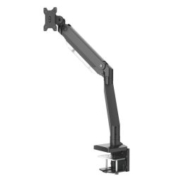 Suport pentru monitor de birou, HAMA, Premium, reglabil, VESA 100X100, 75X75, 13" - 35", 15 kg, Negru