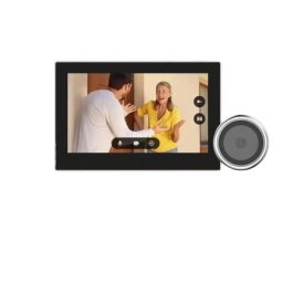 Vizor electric EZVIZ, HP2, Wi-Fi, Rezolutie de 1080p, Monitor 4.3-inch, Unghi De Vizualizare De 145°, Baterie 2200 mAh, Aplicatie Pe Telefon, Usor de instalat, Gri
