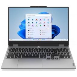 Laptop Lenovo LOQ 15, Intel Core i5-13450HX, 15.6'', 144Hz, 64GB, 512GB + 512GB, Windows 11 Home, RTX5060, Argintiu