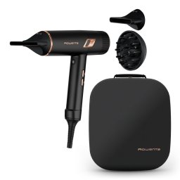 Uscator de par Rowenta Ultimate Experience CV9920F3, 2000 W, 3 viteze, 3 temperatura, Functie aer rece, Functie ionica, Negru/Cupru
