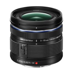 Obiectiv Foto Mirrorless OLYMPUS OM SYSTEM M.Zuiko Digital ED, 9-18mm, F4.0-5.6 II, Montura MFT, Negru