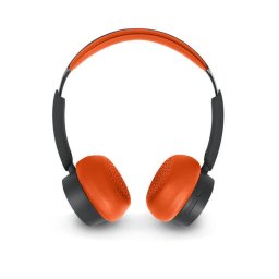 Casti Stereo Wireless MUSE M-271 BO, Bluetooth 5.4, Autonomie 65 ore, Microfon, Portocaliu/Negru