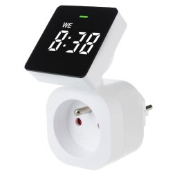 Cronometru digital GreenBlue GB610 E, temporizator, sarcina maxima 16A, IP20, Alb