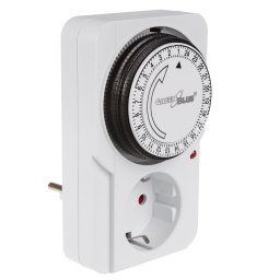 Cronometru mecanic GreenBlue GB360 F, 48 de programe, sarcina maxima 16A, IP20, Alb