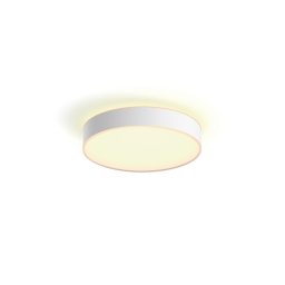 Plafoniera LED inteligenta Philips Hue Enrave, Bluetooth, 19.2W, 2450 lm, 38.1 cm, Intrerupator cu variator inclus, clasa energetica F, Alb