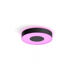Plafoniera LED RGB inteligenta Philips Hue Infuse, Bluetooth, 33.5W, 2350 lm, lumina alba si colorata (2000-6500K), 38.1cm, clasa energetica G, Negru