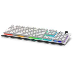Tastatura Gaming Dell Alienware Tri-Mode, Wireless, USB, Alb