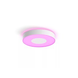 Plafoniera LED RGB inteligenta Philips Hue Infuse, Bluetooth, 33.5W, 2350 lm, lumina alba si colorata (2000-6500K), 38.1cm, clasa energetica G, Alb