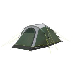 Cort tip dom Outwell Cloud 3 cu trei camere pentru 3 persoane, Verde