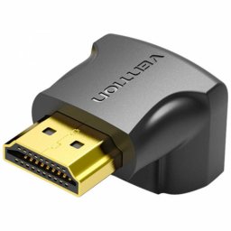 Adaptor Video Vention Angled AINB0, HDMI - HDMI, 4K UHD (3840 x 2160) la 60 Hz, Negru