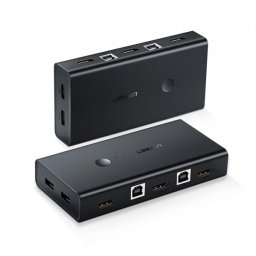 Switch Video HDMI UGREEN CM200 (50744), Rezolutie maxima 4K la 30Hz (3840 x 2160px), transfer date pana la 10.2Gbps, Negru