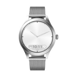 Ceas inteligent Maxcom FW44 Silver 2, 1.2", 46 × 41 × 12 mm, Argintiu