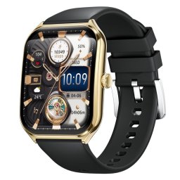 Ceas inteligent Maxcom FW74 Aurum Slim, 1.933” AMOLED, 50 × 40 × 7.5 mm, Auriu