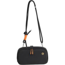 Geanta de voiaj tip sling, Ulanzi, YY08, 2 litri, pentru camere foto, telefoane, electronice, gaming, accesorii foto-video, material: poliester, protectie solida, usoara si practica, confortabila de transportat, doua compartimente principale, Negru