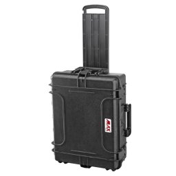 Hard Case Panaro MAX540H190STR cu Roti Si Bureti Pretaiati, Negru