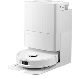 Aspirator robot Roborock Qrevo 798, Wi-Fi, Navigatie laser, 10000Pa, Rezervor statie apa murdara/curata 3l si 4l Autonomie 180 minute, Amazon Alexa, Google Assistant, Alb