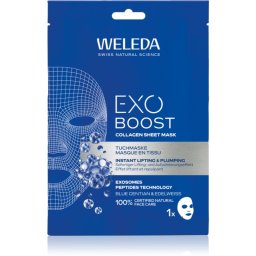 Weleda Exo Boost mască textilă revitalizantă cu colagen 20 ml