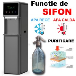 Dozator apa Expert Water cu sifon – Apa rece – Apa calda – RO 400 EWSHC – Graphite