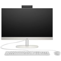 Sistem All in One HP ProOne 240 G10 cu procesor Intel® Core™ i5-1335U pana la 4.6GHz, 23.8", Full HD, IPS, 16GB DDR4, 512GB SSD, Intel® Iris® Xe Graphics, Free DOS, White