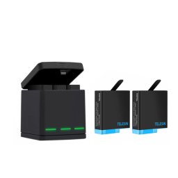 Telesin 3-slot charger box for GoPro Hero 8 + 2 batteries (GP-BNC-801)