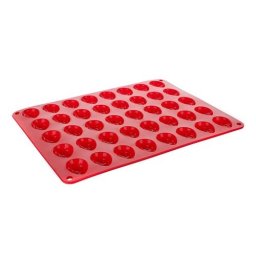 Formă de silicon coajă de nuci Banquet Culinaria Red