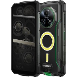 Telefon rugged Doogee Fire 5 Ultra, 4G, 6.6 90Hz, Helio G81, 8GB RAM, 256GB, Dual Lamp Camping 1200lm, NFC, 13000mAh, Android 15