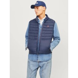 Jack & Jones Vesta fara gluga, barbati, Esprint, Bleumarin inchis (SELECTATI MARIMEA: M)