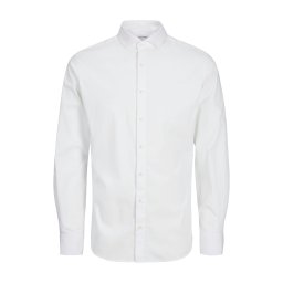 Jack & Jones Camasa barbati cu maneca lunga, JPRBLAJAXON, Slim Fit, Alb (SELECTATI MARIMEA: XL)