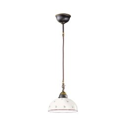 Lustră pe cablu Kolarz 731.30.27 NONNA 1xE27/75W/230V d. 30 cm verde