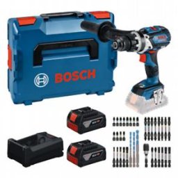 0615A500E0 Trusă de scule: GSB 18V-110 C + 2x GBA 5.0Ah + GAL 12V/18V-80 + set de biţi