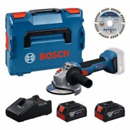 0615A500E7 Trusă de scule: GWS 18V-8 + 2x GBA 4.0Ah + GAL 18V-40 + disc de tăiere de 125 mm