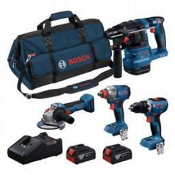 0615A500BK Set combinat PRO 18V GSR+GDX+GBH+GWS+2x5.0+GAL18V-40