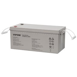 Acumulator stationar AGM VRLA 12V 200Ah Vipow pentru UPS si solar