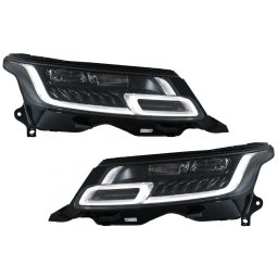 Faruri LED Matrix Look pentru Range Rover Sport L494 2013-2017, semnal dinamic