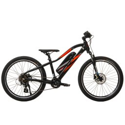 Bicicleta electrica Prophete 24 inch, marimea S, negru, 60 km