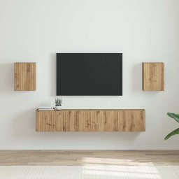 Dulap TV de perete 2 pcs Stejar artizanal 30 x 31 x 40 cm GartenMobel Dekor