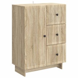 Bufet cu sertar Stejar Sonoma 66 x 34,5 x 90 cm Lemn prelucrat GartenMobel Dekor