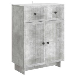 Bufet cu sertar Gri Beton 66 x 34,5 x 90 cm Lemn prelucrat GartenMobel Dekor