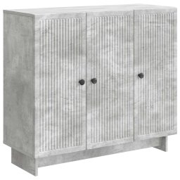 Bufet Gri Beton 89 x 34,5 x 80 cm Lemn prelucrat GartenMobel Dekor