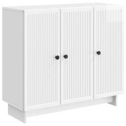 Bufet Alb foarte lucios 89 x 34,5 x 80 cm Lemn prelucrat GartenMobel Dekor