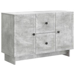 Bufet cu sertar Gri Beton 89 x 34,5 x 60 cm Lemn prelucrat GartenMobel Dekor